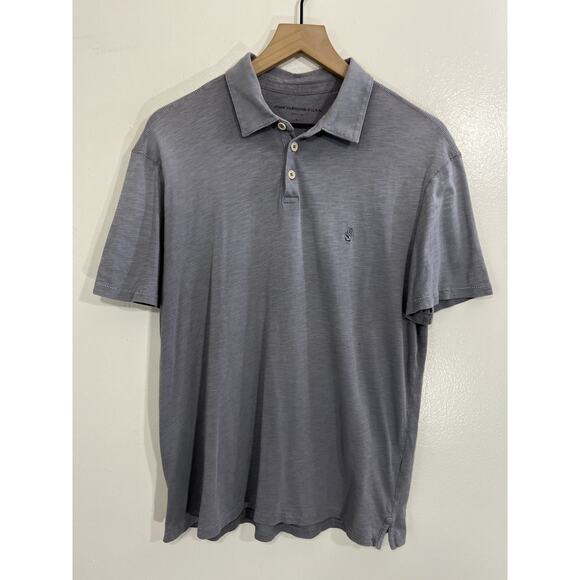 John Varvatos Polo Tee L Grunge Streetwear Basic Quiet Luxury Capsule Golf Dad - Picture 1 of 13